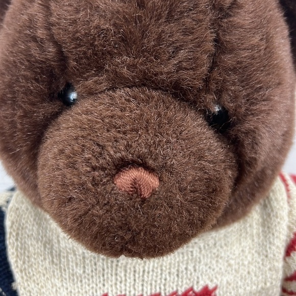 Gund Americana teddy bear knitted American flag sweater 18” - Picture 6 of 6